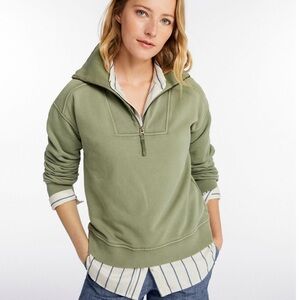 LL.Bean Quarter Zip Sweatshirt- Medium